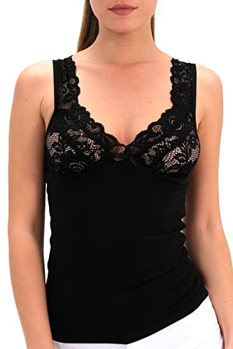 DIVAMORE Lace Tank Tops for Women, Plus Size Camisole, Lace Strap